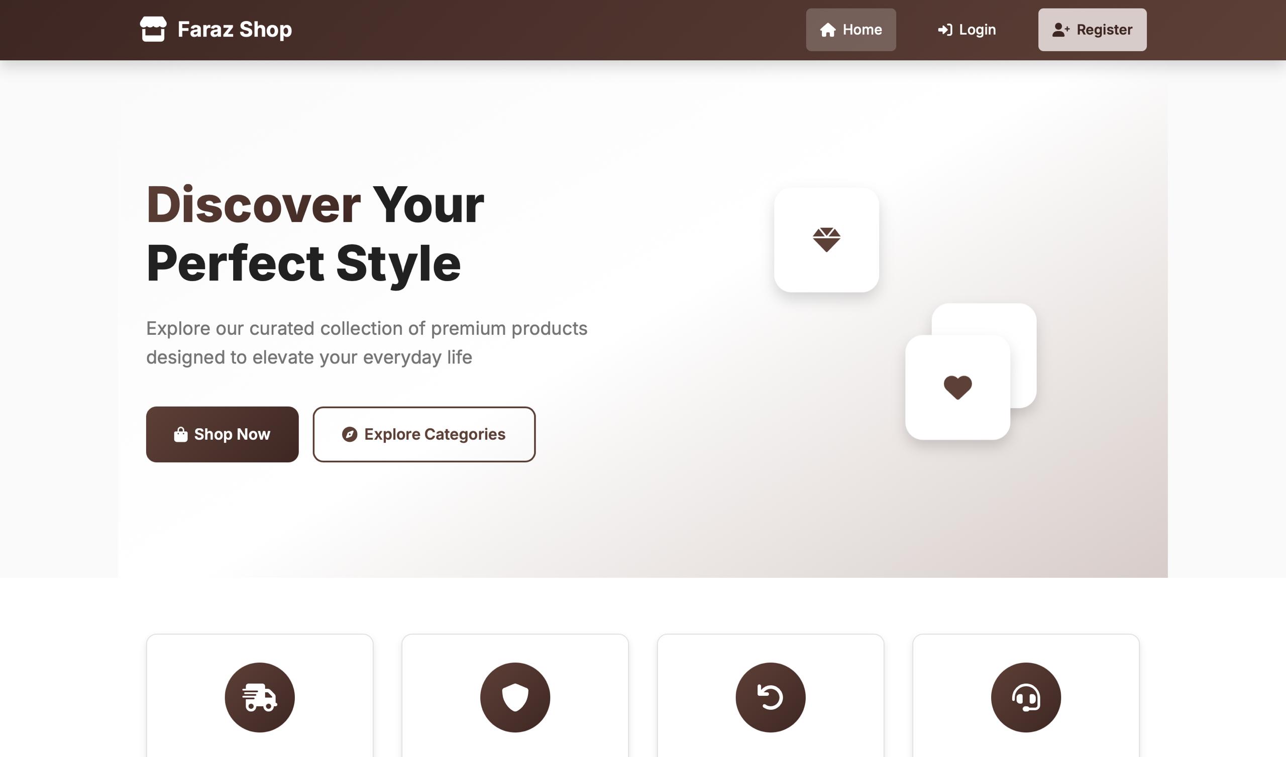 Store website